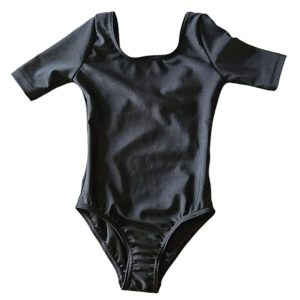 Black one-piece swimsuit
