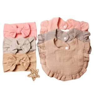 Bibs and bowknot headbands