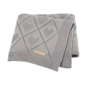 Lovely soft and cozy knitted baby blankets