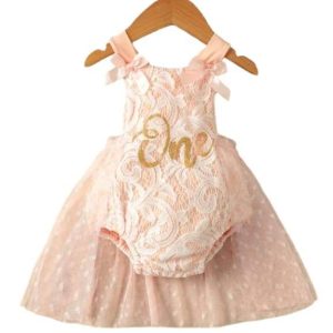 Stunning "Turning ONE Birthday" bodysuit for girls