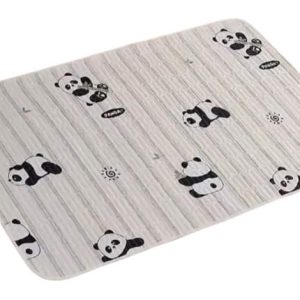 Waterproof urinal bed pad/cover with pandas